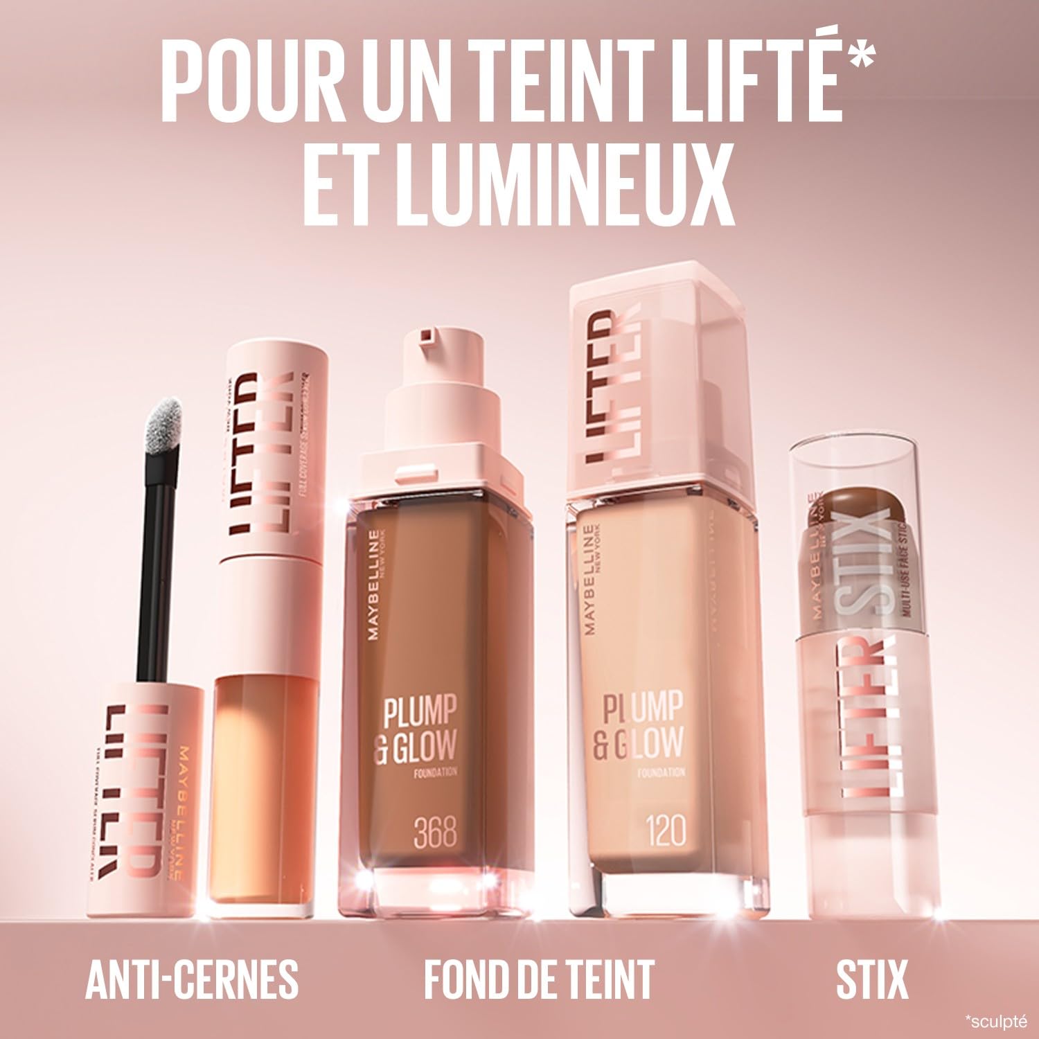Maybelline New York Lifter Plump&Glow, podkład rozświetlający 118