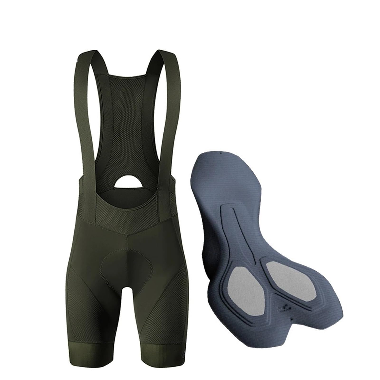 YXINAER Cycling Shorts Mens Cycling Bib Shorts for Men, Outdoor Bike Wear, 6-Hour Padded Riding Tights, Bicycle Bibs(COLOR1,M)