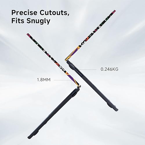 Miniatura 10 de Funut Funda compatible con MacBook Air de 15 pulgadas 2024 2023 versión M3 A3114 M2 A2941 con pantalla de retina líquida y Touch ID, carcasa rígida