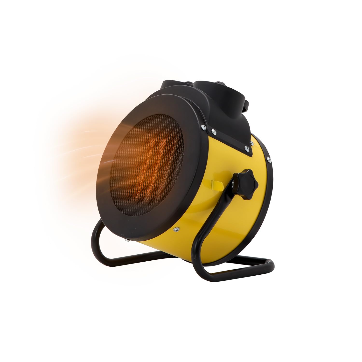 Wintem Termoventilatore in Ceramica 2000W - Stufa Elettrica 3 Intensità Regolabili e Funzione Anti Surriscaldamento - Ideale per Camera, Ufficio o Bagno - Compatto e Facile da Spostare 25,5x19x30,5cm