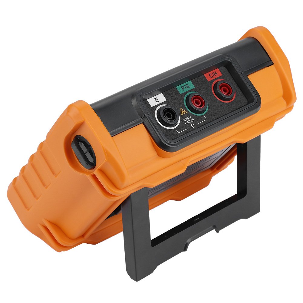 PM2302 - Medidor Digital de Resistencia (Medidor de Tierra de 0-4k Ohm, Medidor de Aislamiento, Multímetro con Pantalla LCD Retroiluminada)
