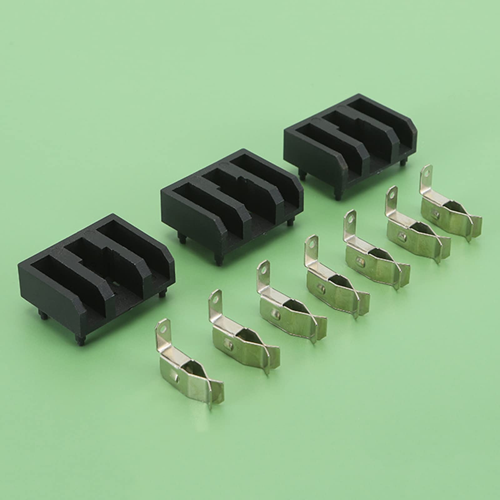 10 pezzi di connettori a blocco per batteria per posizionamento di protezione senza sbavature crepe per tosaerba kit connettori batteria trapano elettrico