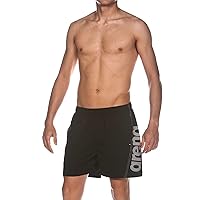 Arena Fundamentals Logo Boxer R Costume Uomo Mare e Piscina, Costume da Bagno in Morbido