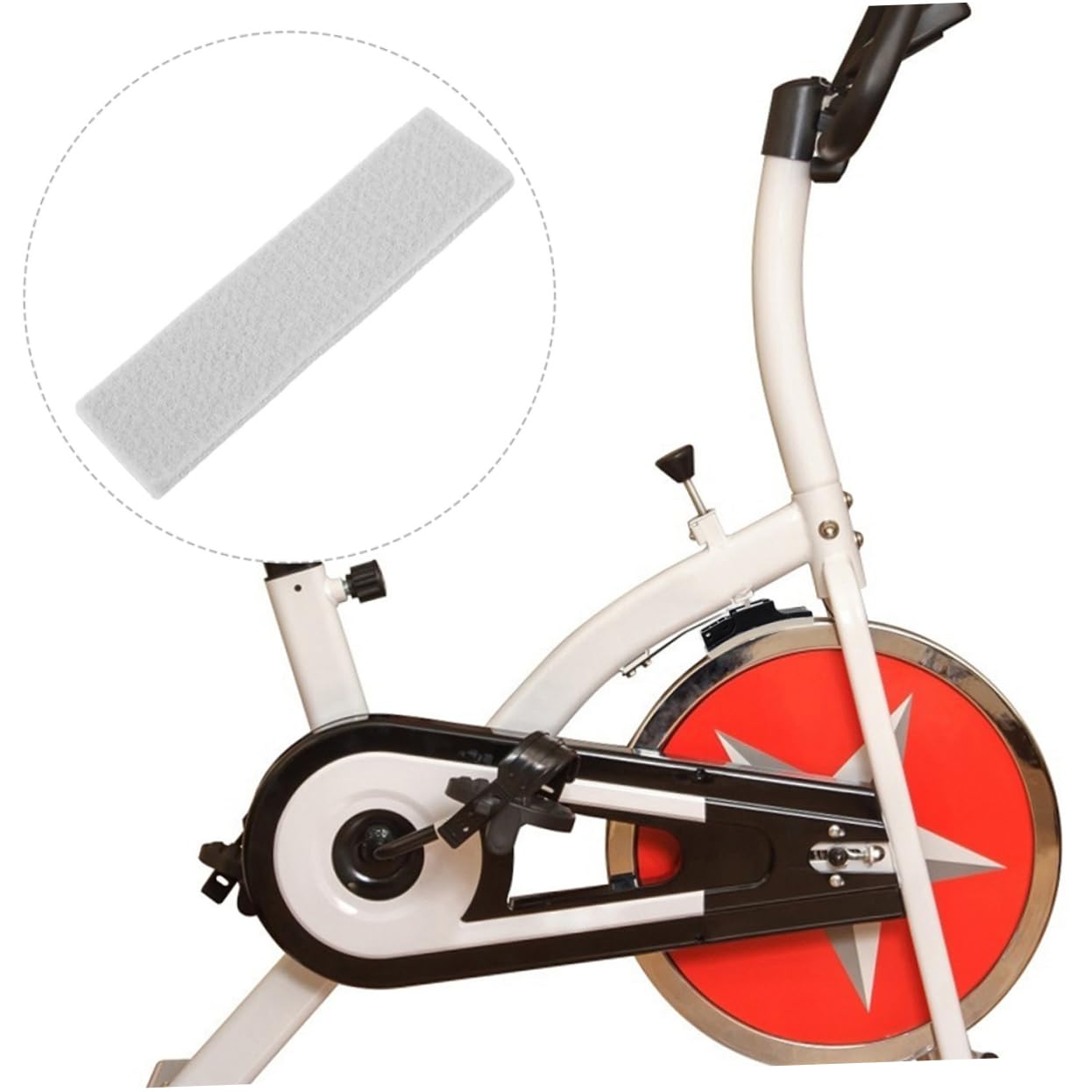 YARNOW Pastiglie Freno Facili da Installare 6 Pezzi in Feltro per Cyclette Accessori per Bici Fitness Indoor Efficaci e Silenziosi