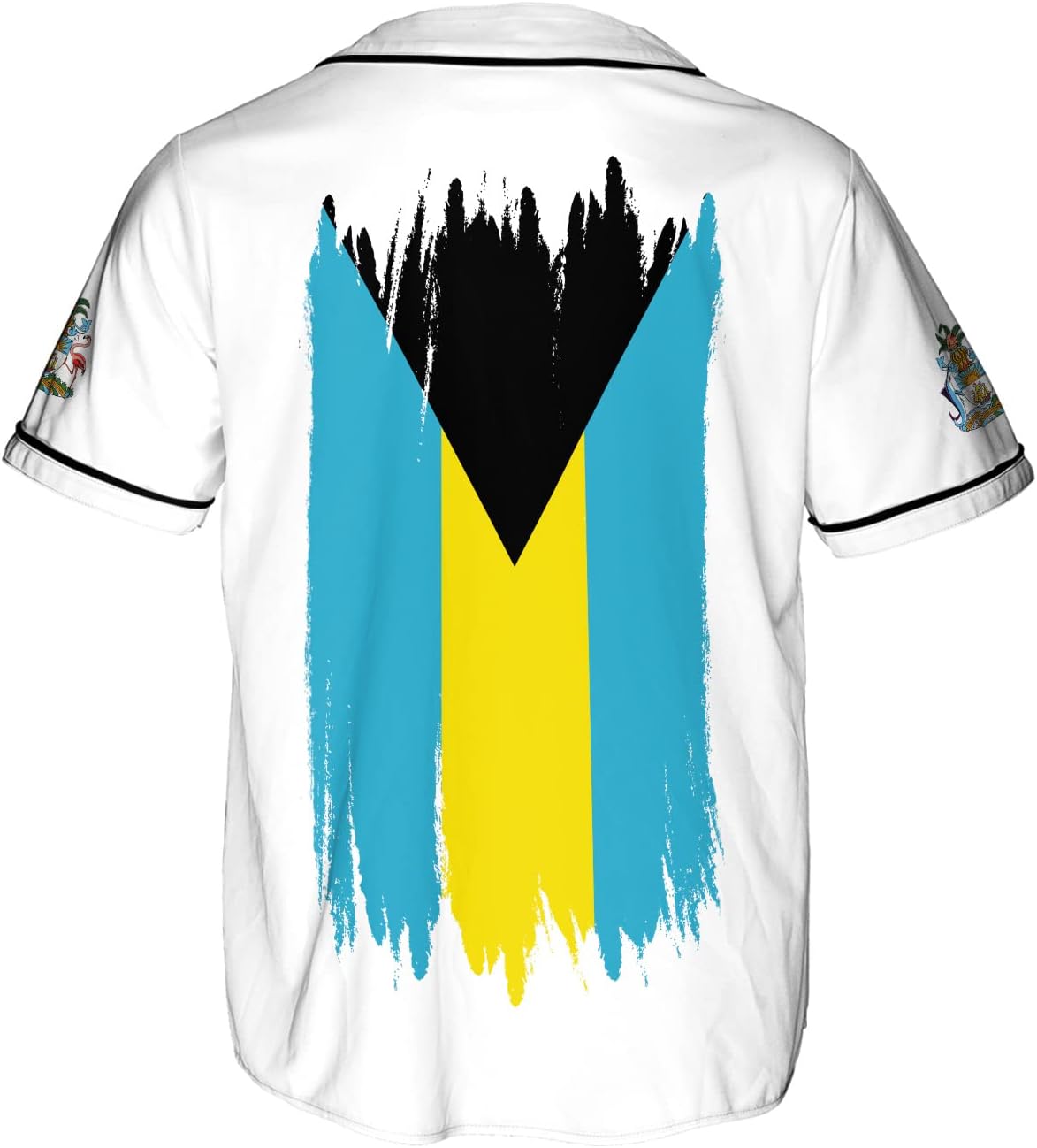 Podagree Personalized Bahamas Baseball Jersey Shirt Bahamas Pride Flag Bahamian Jersey Soccer for Men and Women