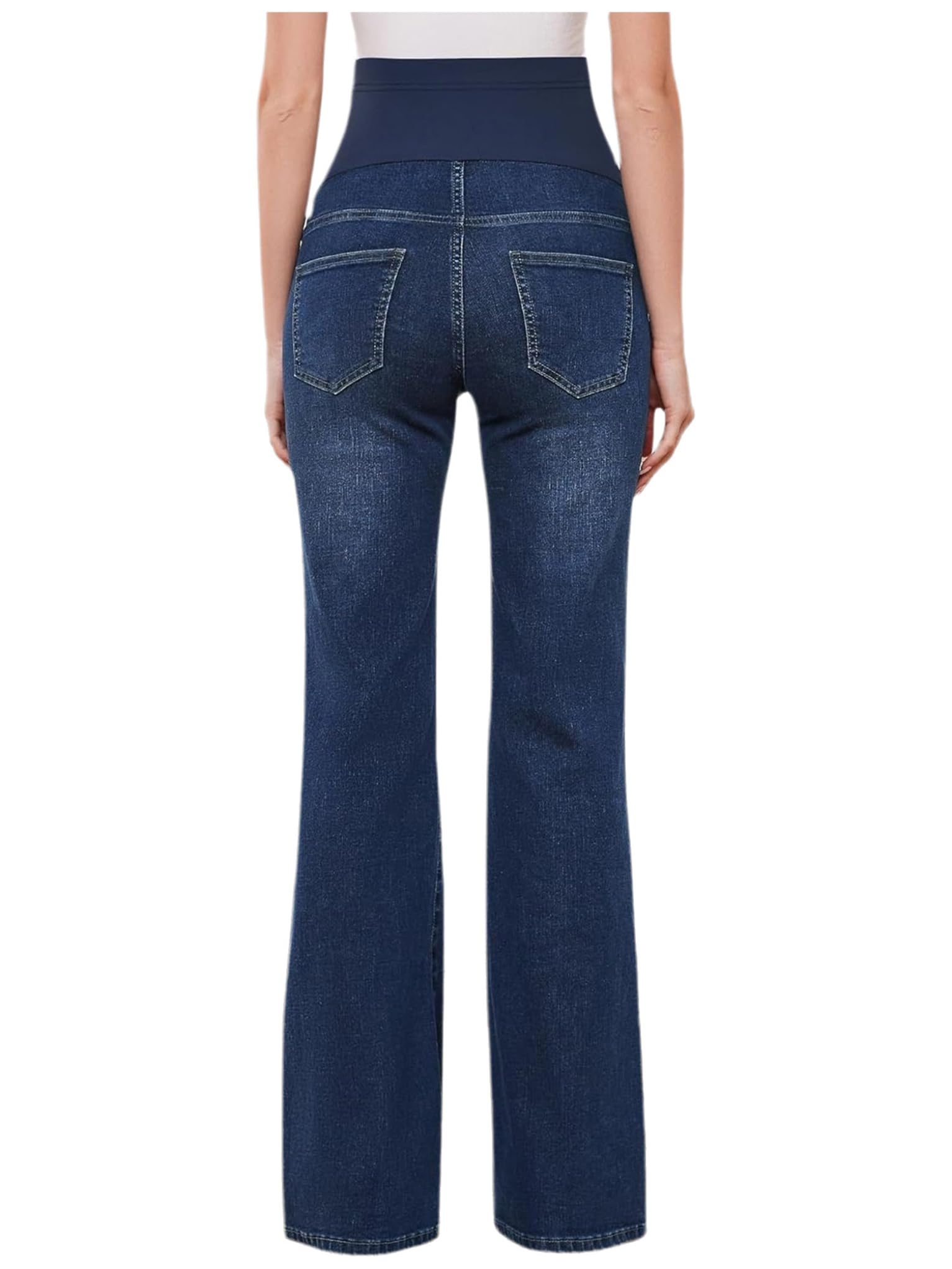 Grossesse Jeans Flare Au Dessus du Ventre Jeans Maternité pour Femmes Enceintes Printemps Automne Vacances Maternité Élastiques