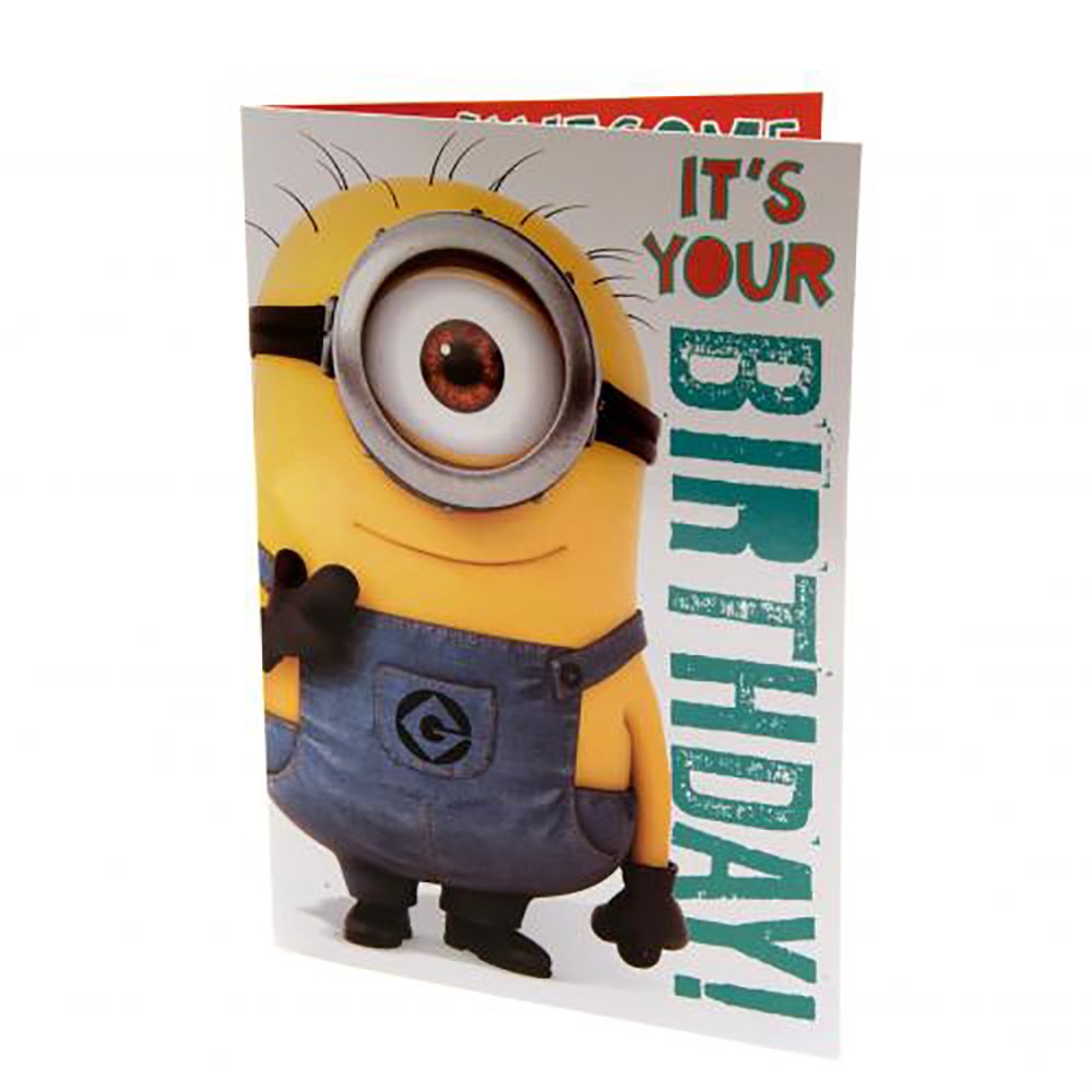 Danilo Cards Happy 10e verjaardagskaart Minions, Despicable Me, 9 x 5