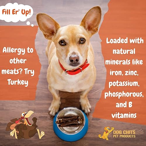 Miniatura 3 de Dog Chits Pavo y batata suave masticable para perros Masticables para perros y cachorros Hecho en Estados Unidos Pavo orgánico Golosinas