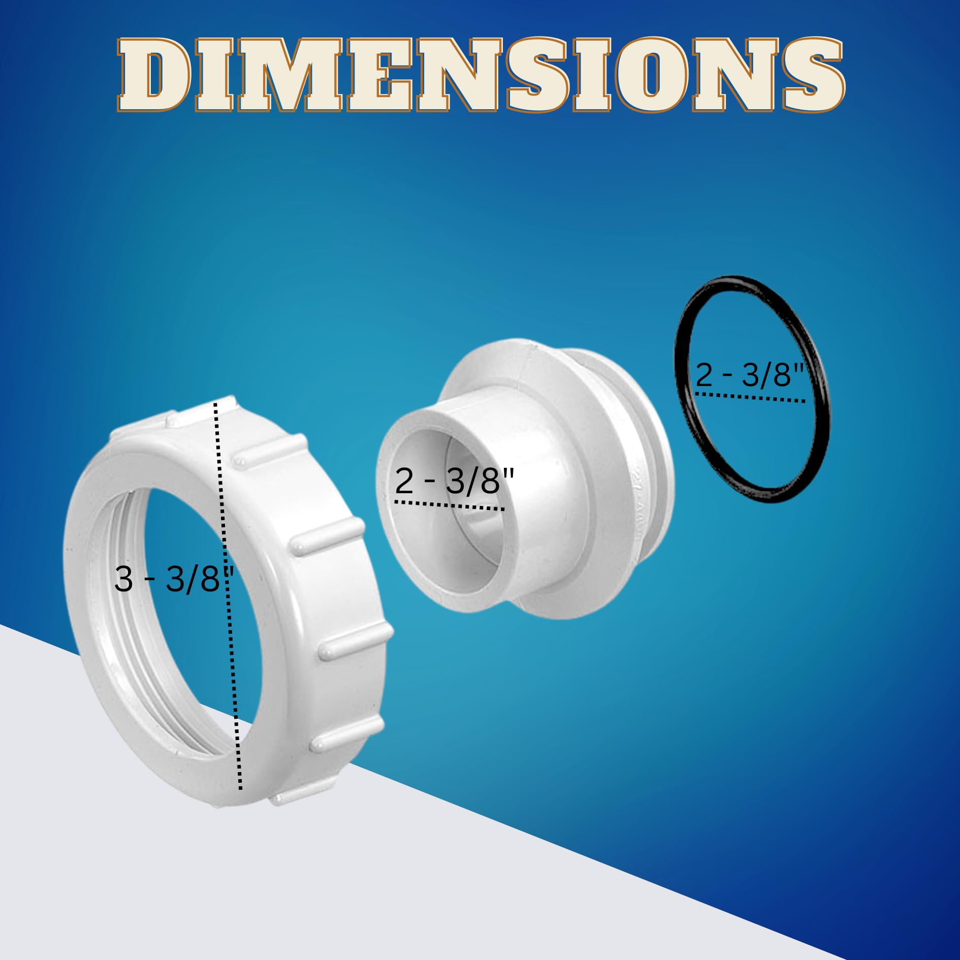 Amazon.com: Swimables Bulkhead Union Replacement Kit Compatible