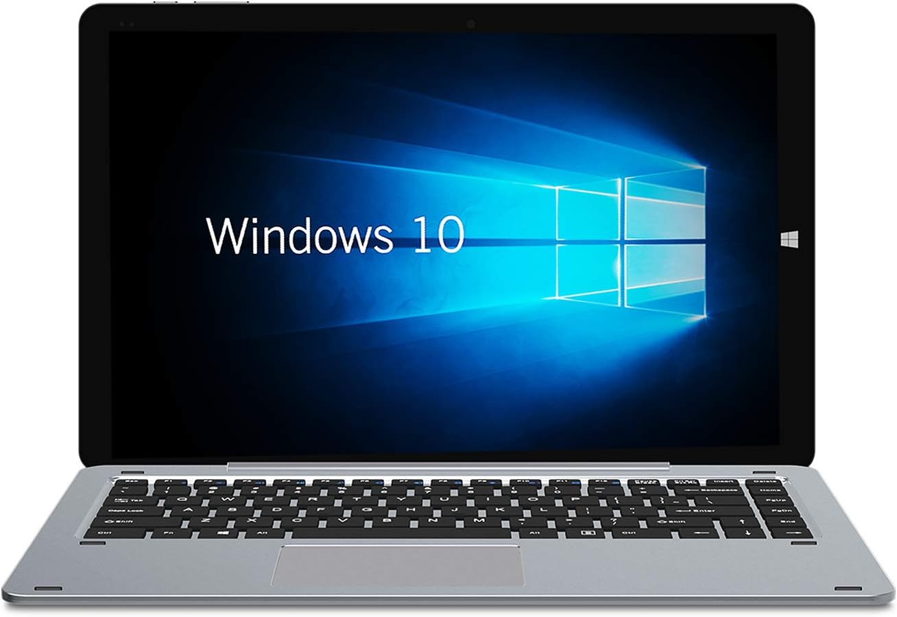 CHUWI Hi10 Air Windows 10 Tablet with 10.1'' IPS FHD Display, 4GB RAM, 64GB eMMC, Intel Processor up to 1.84GHz, 802.11b/g/n WiFi, Bluetooth 4.0, Keyboard Included