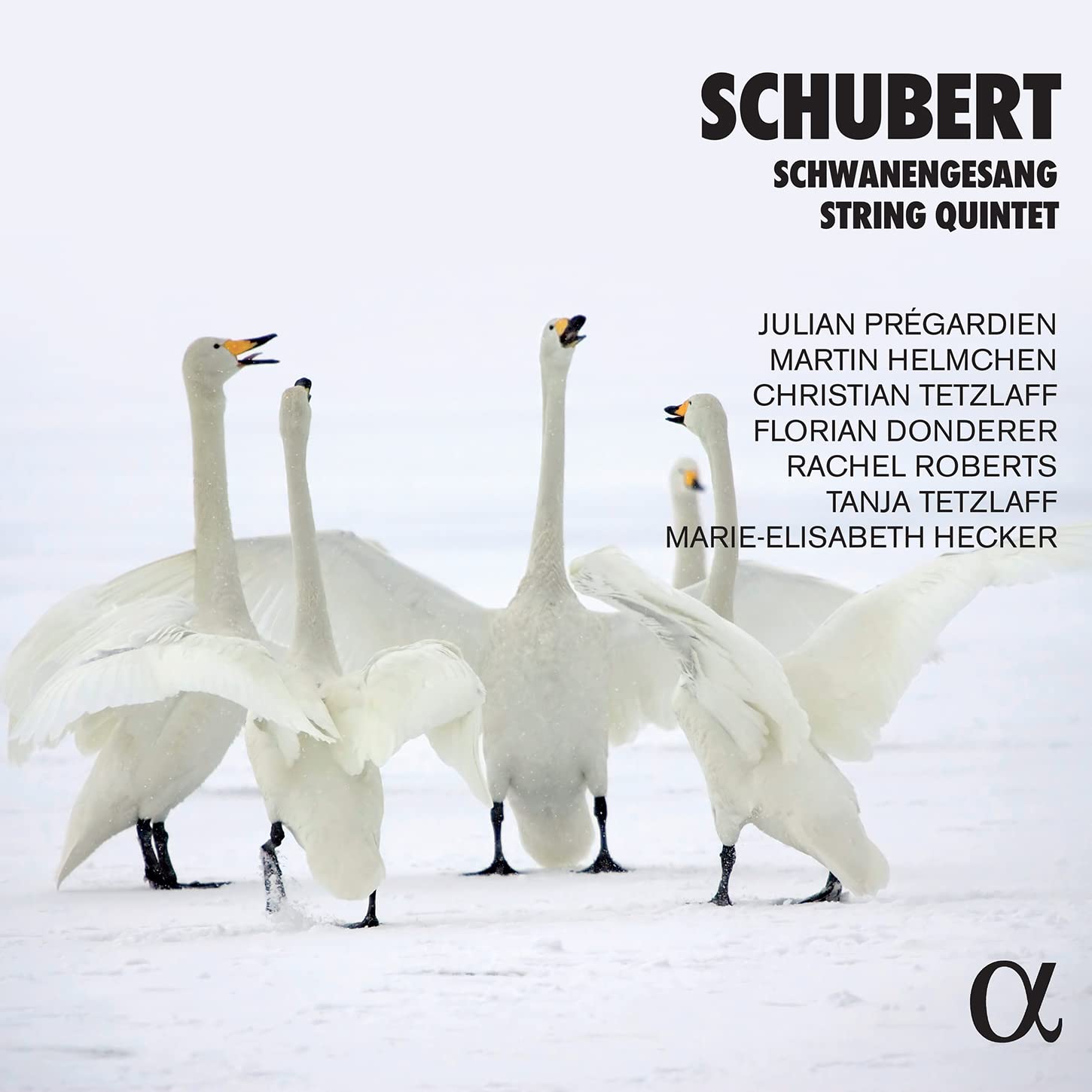 ALPHA748 Schubert Schubert: Schwanengesang & String Quintet Double CD ALPHA748