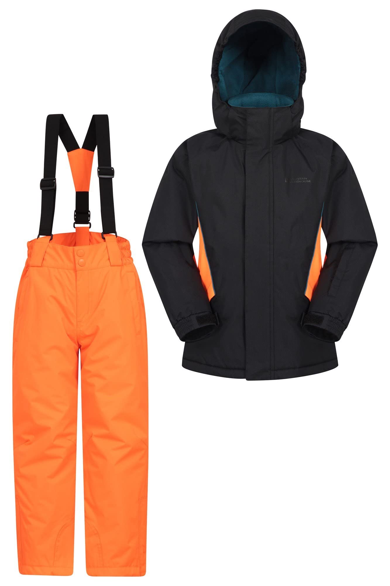 Mountain Warehouse Kinder-Ski-Set aus unisex Winterjacke und Hose - Zweiteiler für Schnee, Winterset/Regen-Set für Jungen und Mädchen, Regen-Ganzkörperanzug