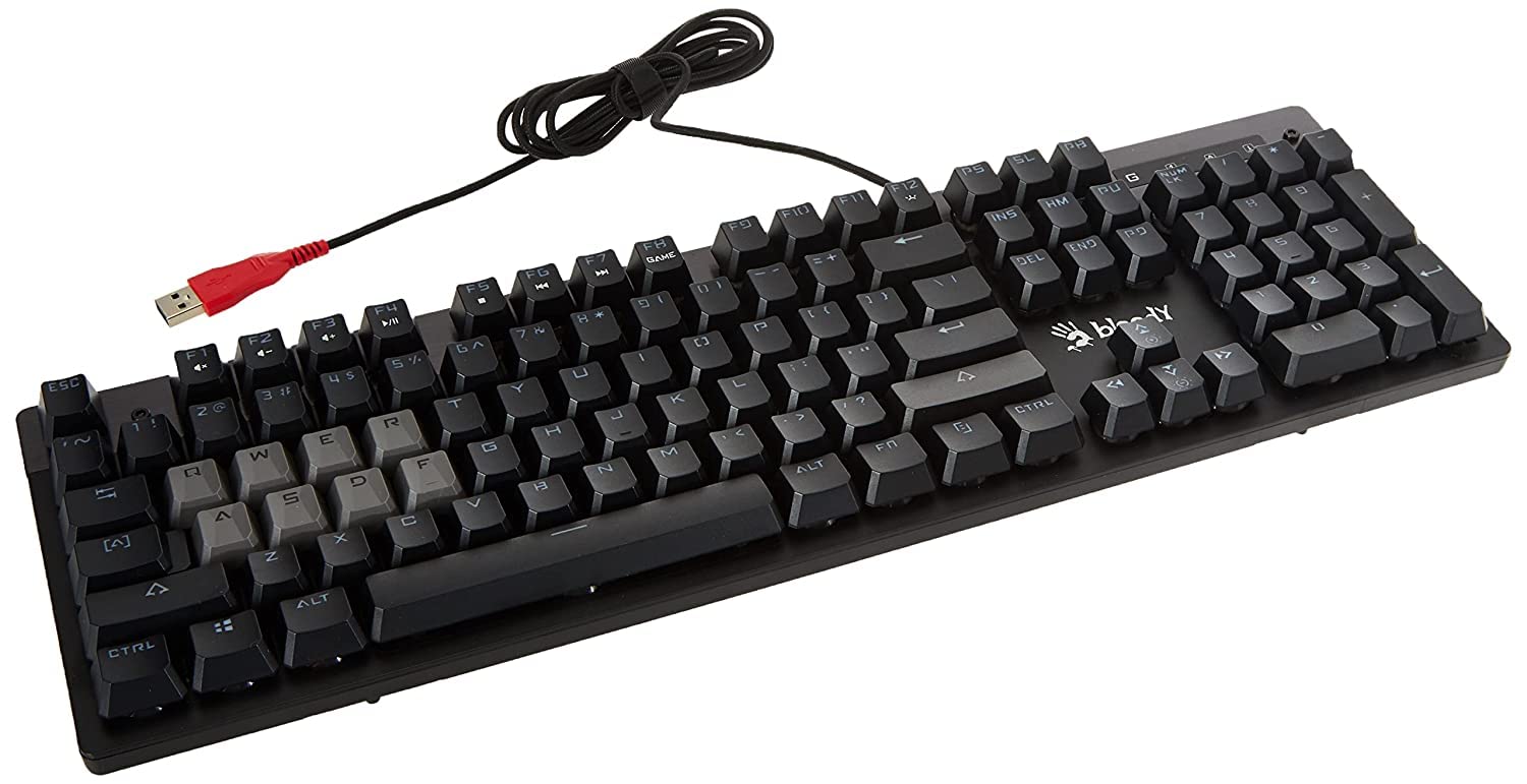 Bloody Mecha-Like Switch Gaming Keyboard, Black