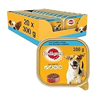 Pedigree Humid Food Tariffa per cani adulti, agnello e gusto di pollo (confezione da 20 x 300g)