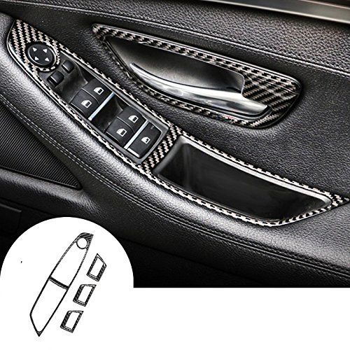 Amazon | カーボンファイバーインテリア車のドア窓スイッチボタン