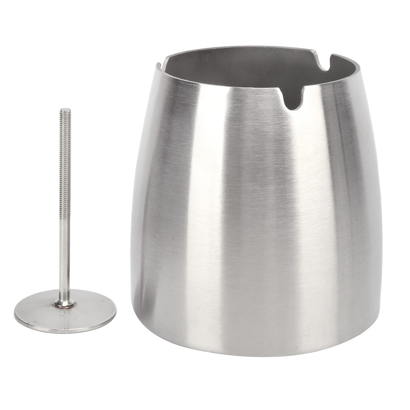 Cendrier coupe-vent inox chic pour vos soirées sur la terrasse et balcons