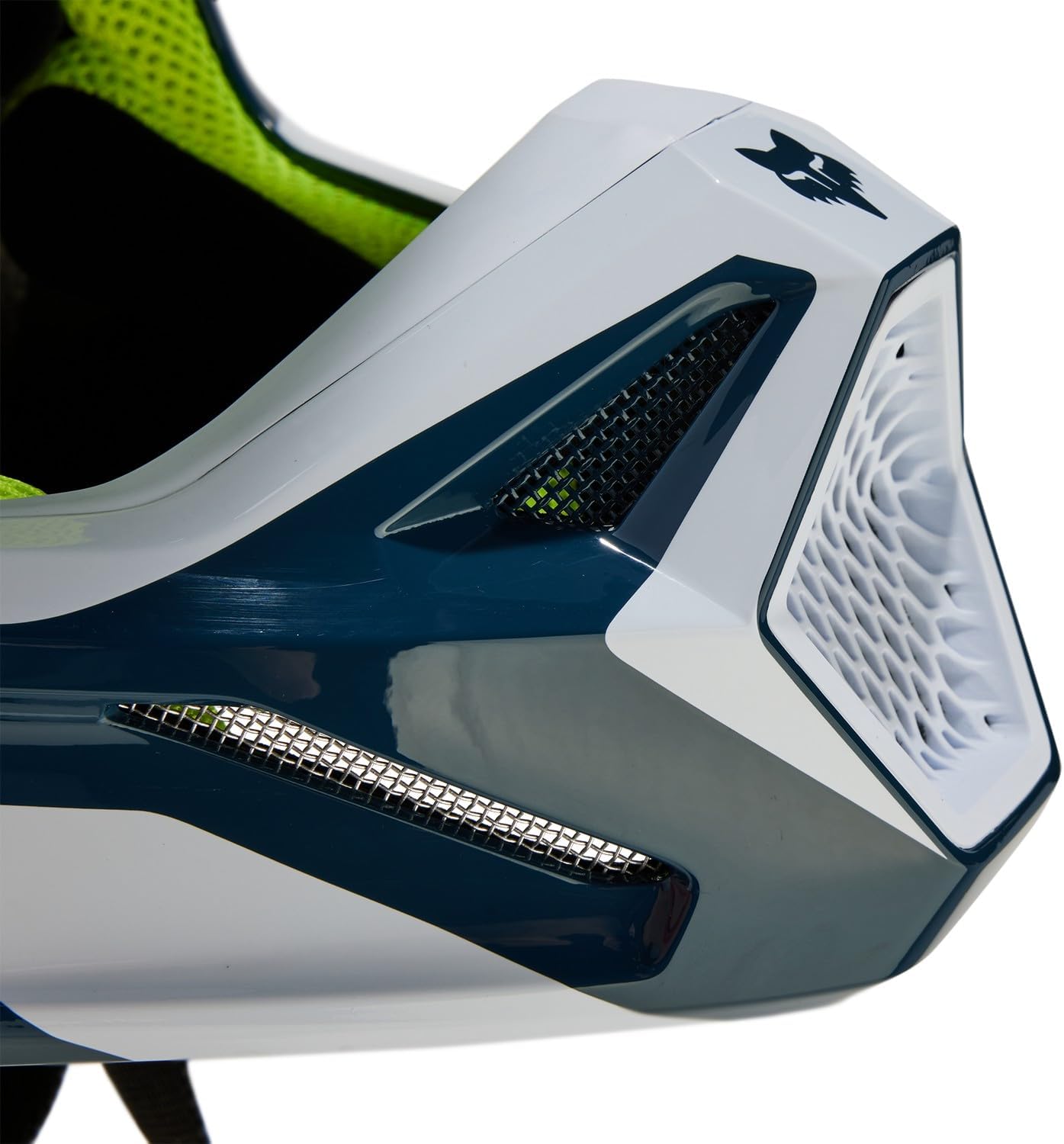 Fox Racing Unisex V1 Motocross Dirt Bike Helmet, Dark Indigo, Medium