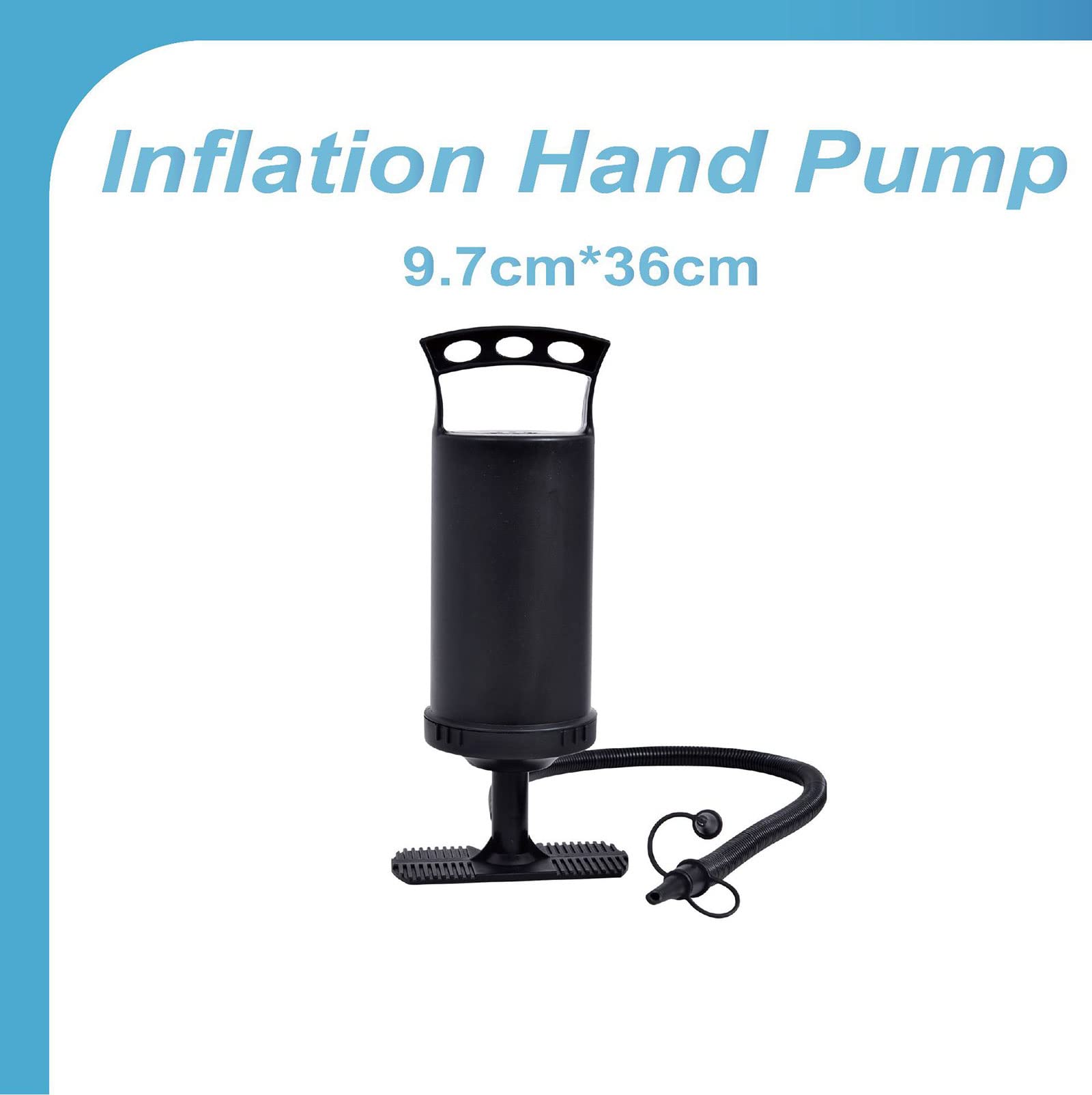 COYOUCO Portable Manual Air Pump - Easy to Inflate, Convenient and Practical, Used for Inflatable Mattresses, Swimming Rings,9.7x36cm
