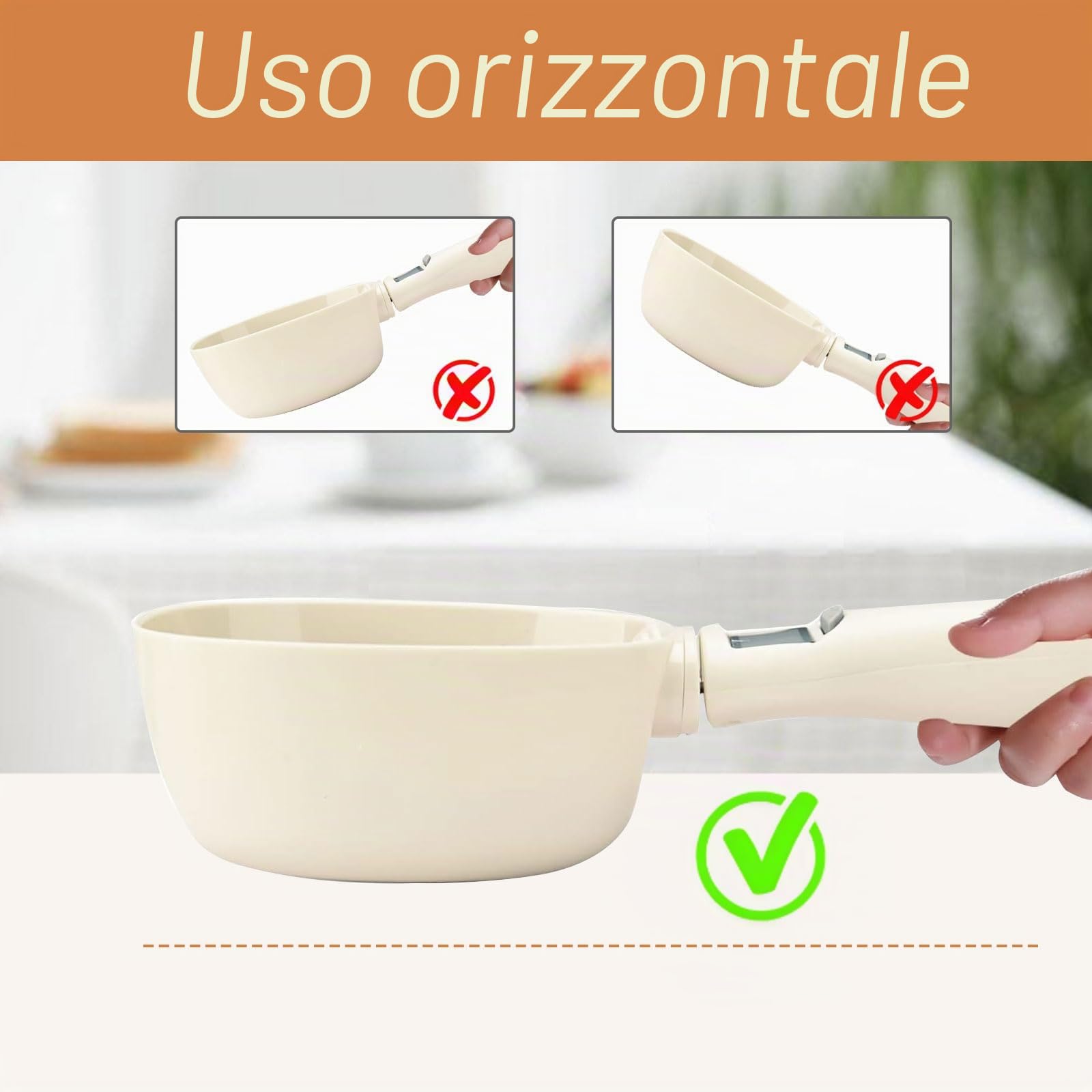 Cucchiaio Bilancia per Cibo per Cane Gatto,Cucchiaio Digitale con Display LCD,cucchiaio del cibo per cani elettronico portatile della paletta dell'alimento per animali domestici(Porta 1 corda appesa)