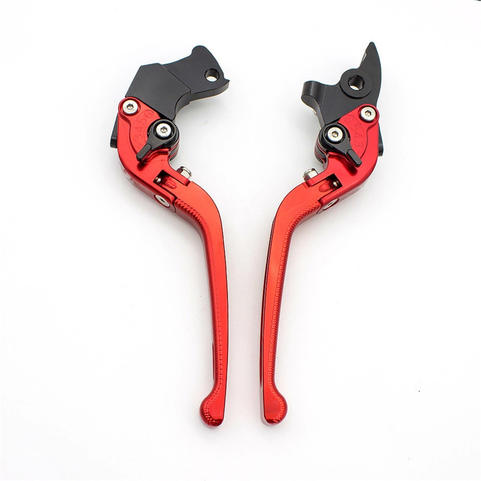 Gjihkwgz Motorcycle Brake Clutch Lever for Triumph for Tiger 800 XC 11-14 for 675 for Street for Triple 08-16 Adjustable Motorcycle Folding Brake Clutch Levers Clutch Brake Lever(Red)