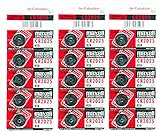 Maxell CR2025 3V Lithium Coin Batteries Made in Japan Version, 15 Count