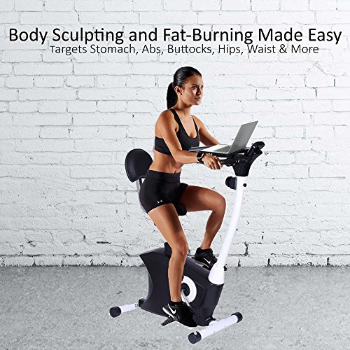 SereneLife-Exercise-Bike-Upright-Stationary-Bicycle-Pedal-Cycling-Trainer-Fitness-Machine-Equipment-with-Laptop-Tray-for-Workout-Weight-Loss-Fitness-Health-at-Home-Office-SLXB9
