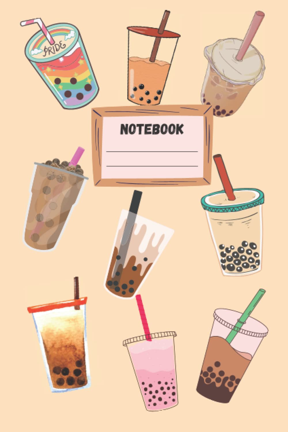 Buy Boba Tea Bubble Tea Journal Diary Boba Milk Tea Cute Japanese