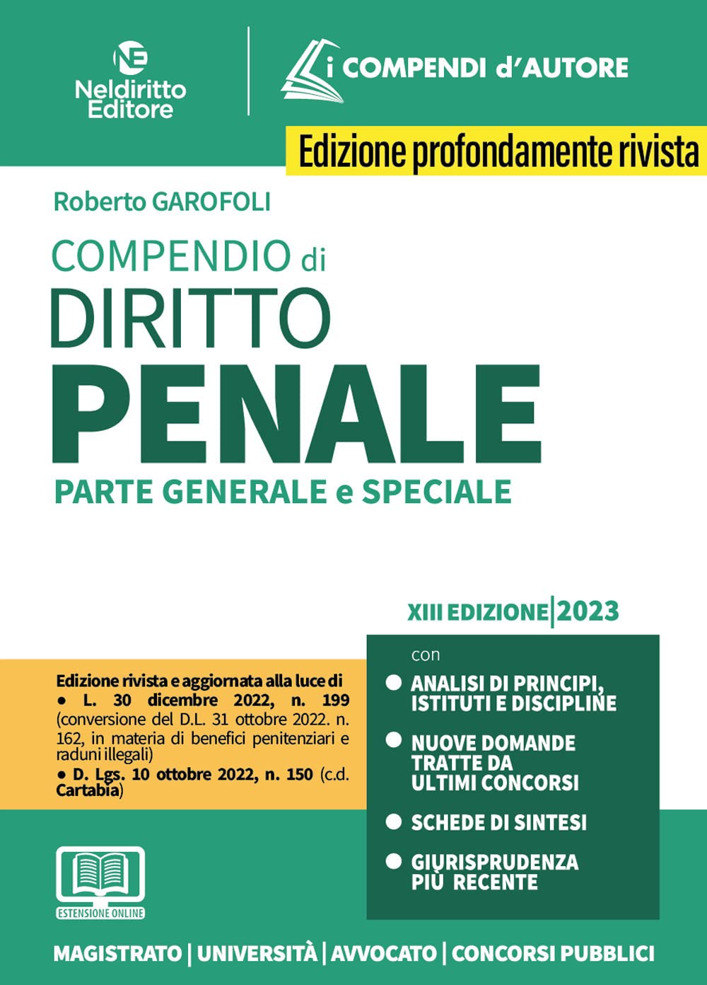 Compendio Di Diritto Penale. Parte Generale E Speciale. Con Espansione Online - 4