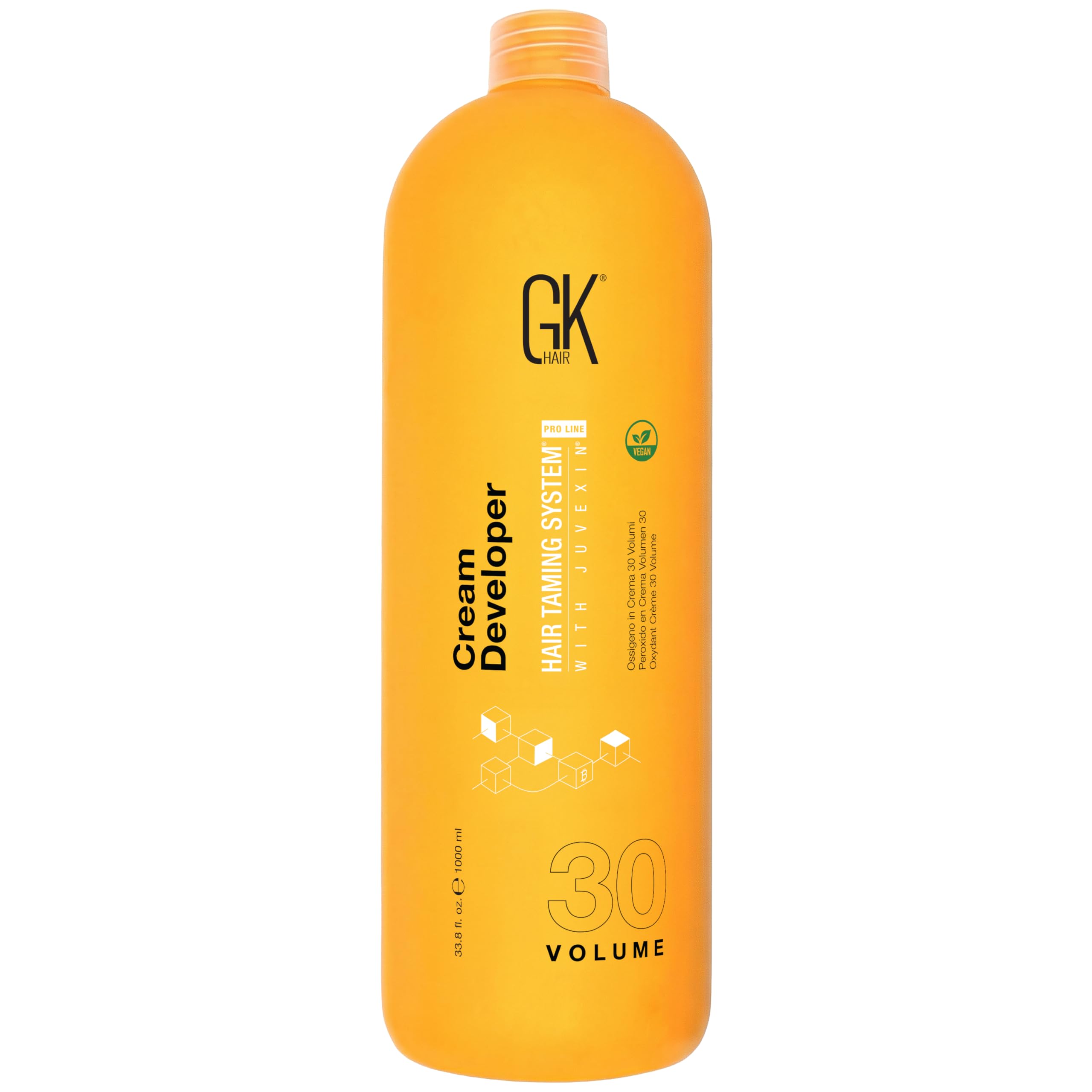 Amazon.com: GK HAIR Cream Developer 30 Volume 33.8 Oz - High Lift
