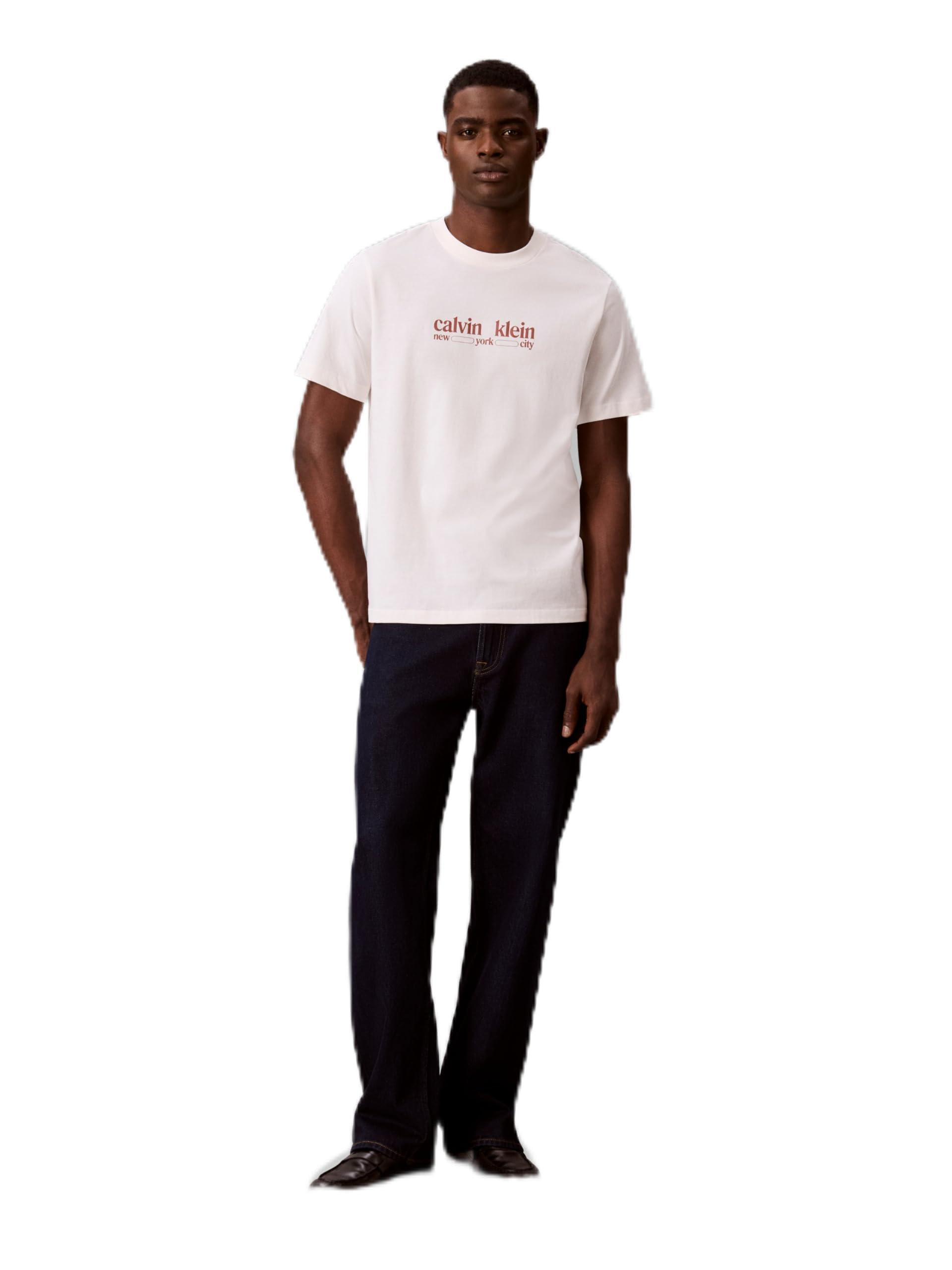 SS 30S WHSL CK NYC GRAPHIC TEE T-shirt Erkek