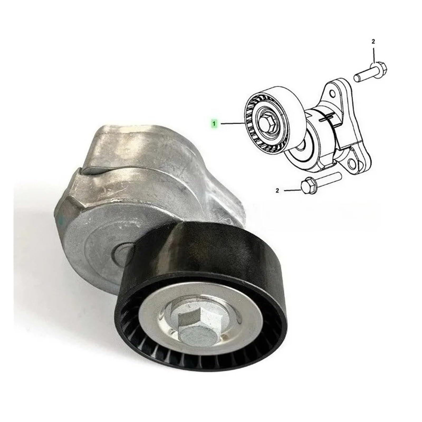 Riemenspanner Für Jeep Für Cherokee (2014–2018) Autoersatzteile & Zubehör 53138049 4627742AA Riemenspanner-Baugruppe