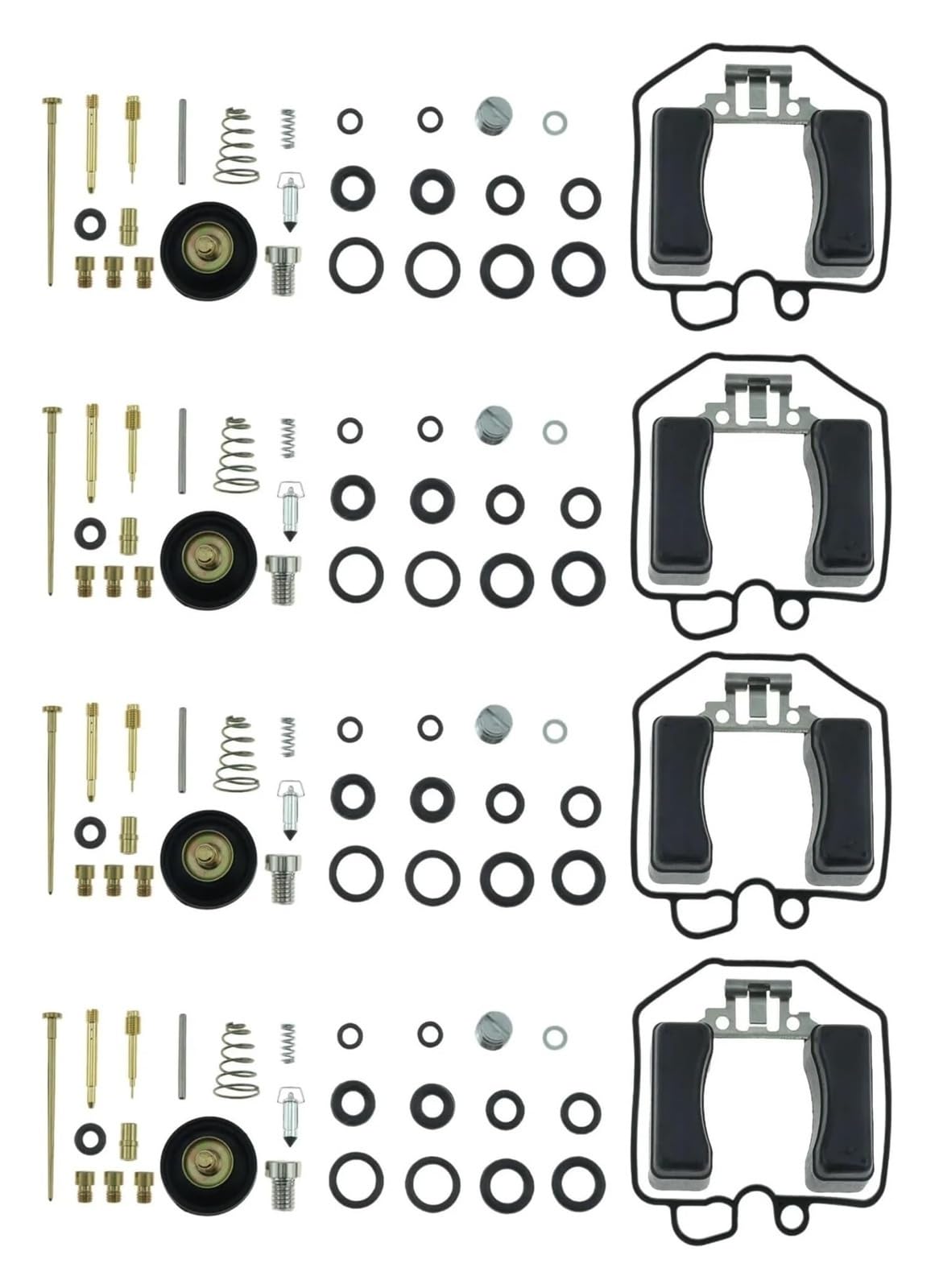 Kit Di Riparazione E Ricostruzione Del Carburatore Per Motocicletta Per CB750C CB750K CB750SC 1980-1982 Guarnizione A Membrana Kit Di Riparazione Carburatore Per Motociclette