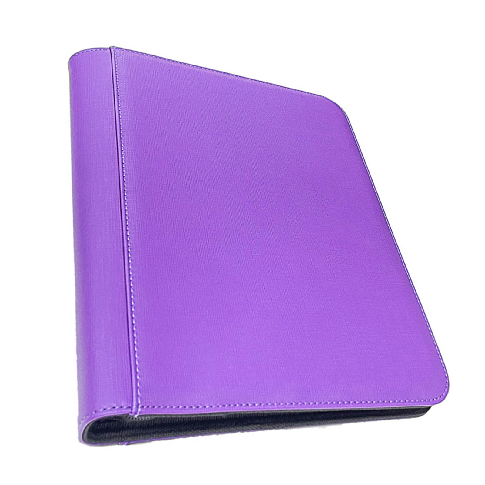 112 porta carte tascabili a doppia faccia, con cerniera, album per carte da gioco in PU, raccoglitore per collezionisti, cartella di carte