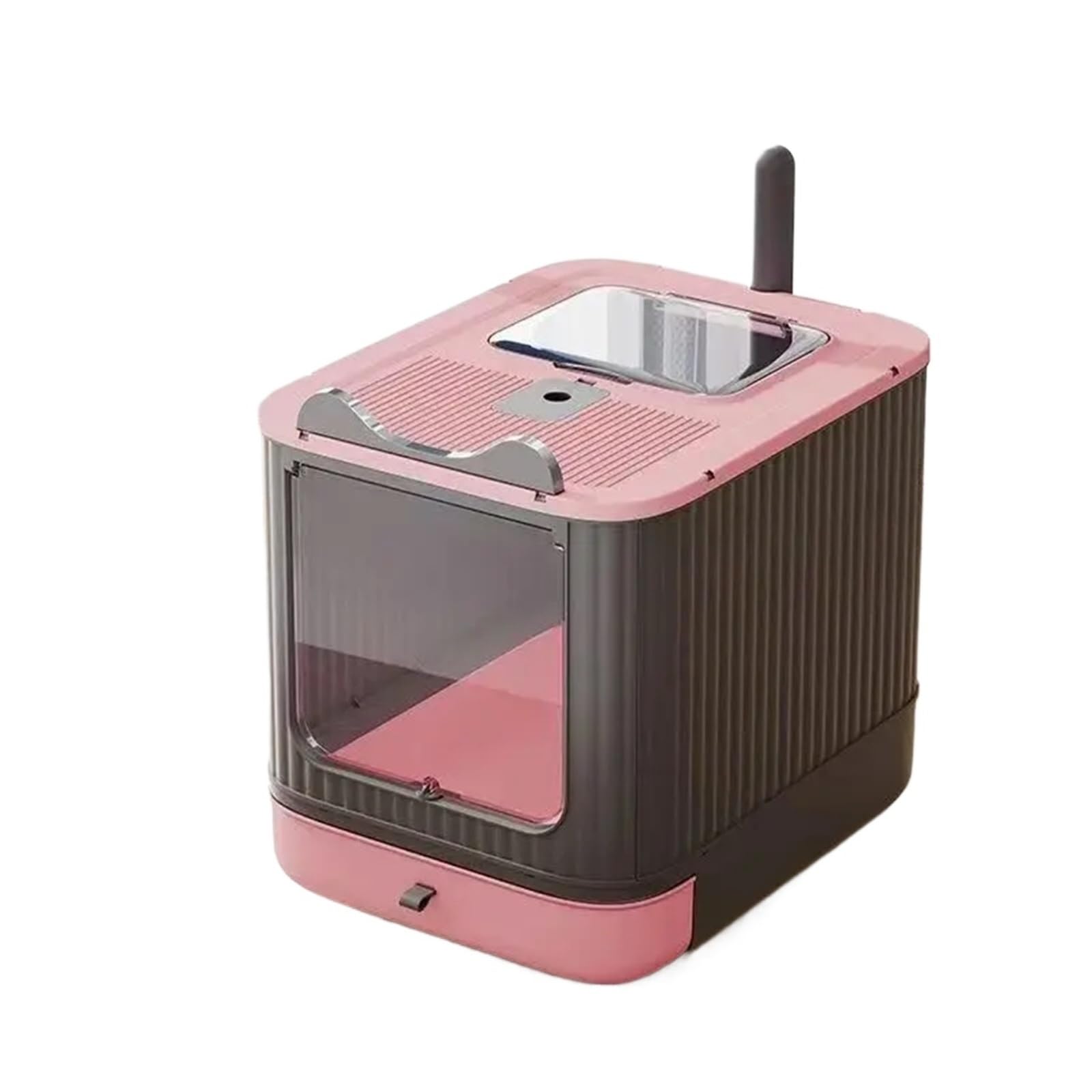 Lettiera for gatti chiusa con cassetto, porta battente e filtro antiodore