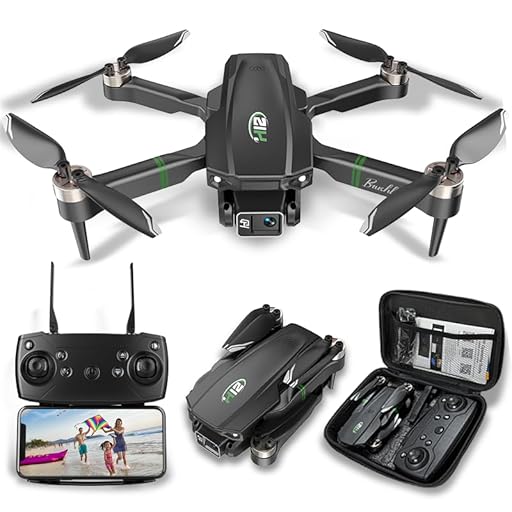 Drones con Camara 1080P Adultos, Dron para Adultos/Niños 1080P Quadcopter RC Drones Plegable, Vídeo en directo con drones FPV, Aterriza con Un Clic, 3D Flip. Regalos para Niñas/Niños, 3 Baterías | Ya disponible en tu tienda friki favorita! En mundofriki.es!