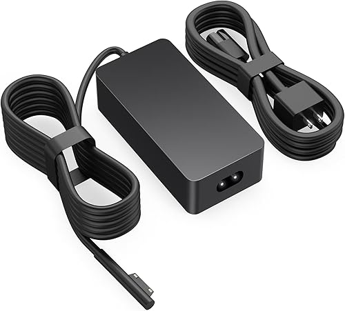 Cargador Surface Book 2 de 102 W, para Microsoft Surface Laptop Studio, Surface Laptop 3 4 5, Windows Surface ProGo, carga rápida de 9.19 pies,
