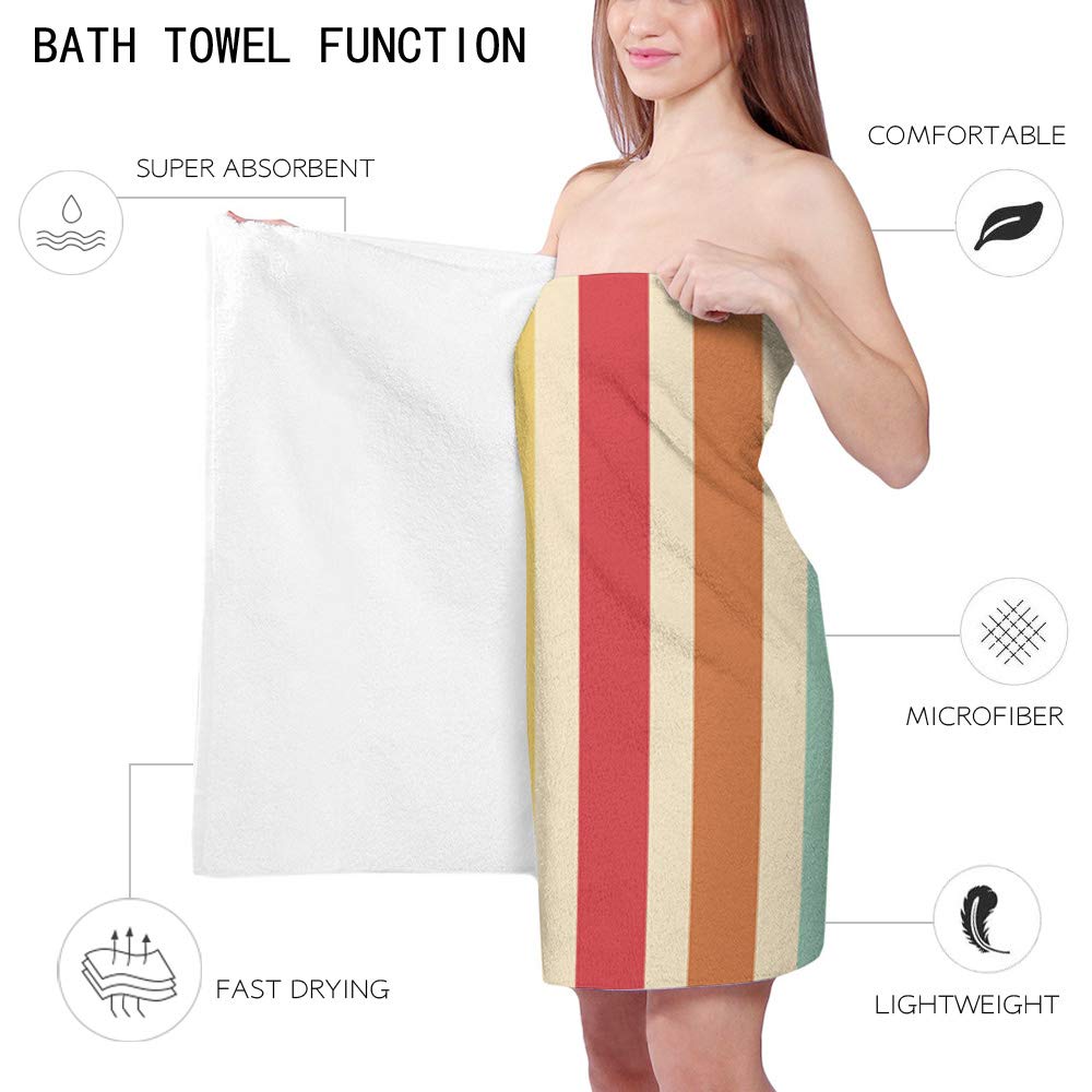Serviette De Bain En Microfibre Douce Et Absorbante Pour