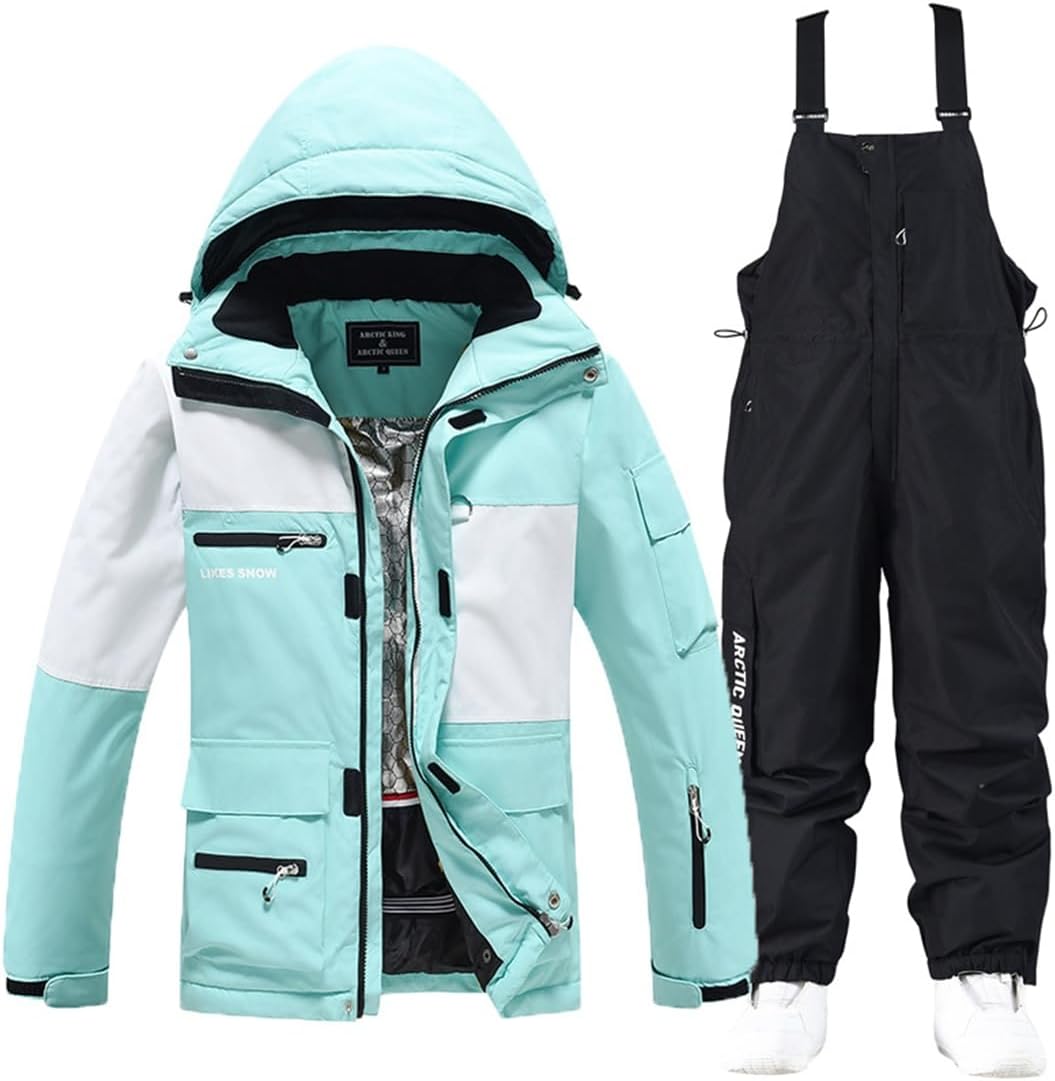 青欣] スキーウェア メンズ スノーボードウェア レディース 上下セット