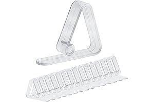 16Pcs Clear Plastic Tablecloth Clips: Ultimate Tablecloth Security!
