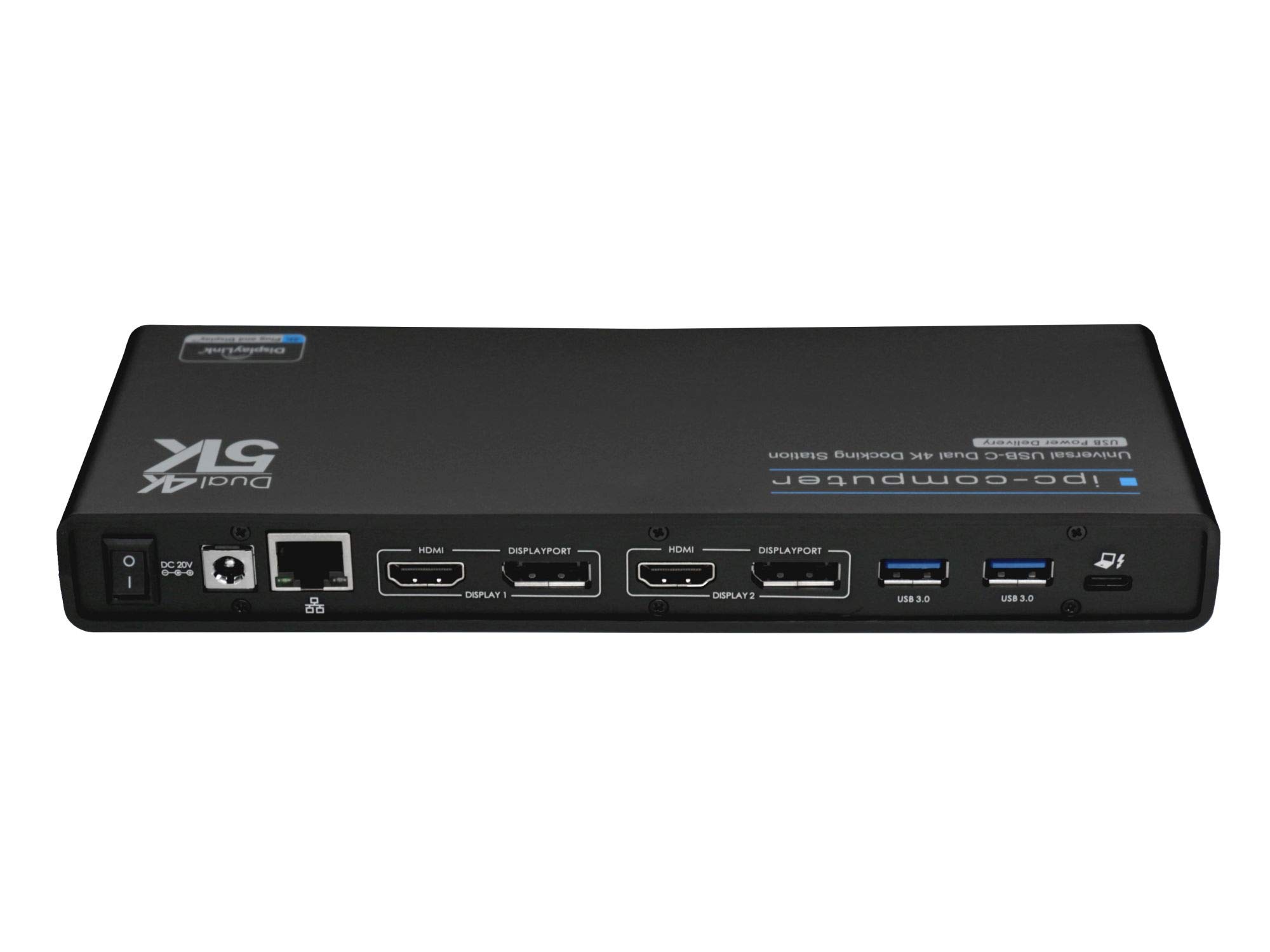 IPC-Computer USB-C / USB 3.0 Docking Station inkl. 100W Netzteil