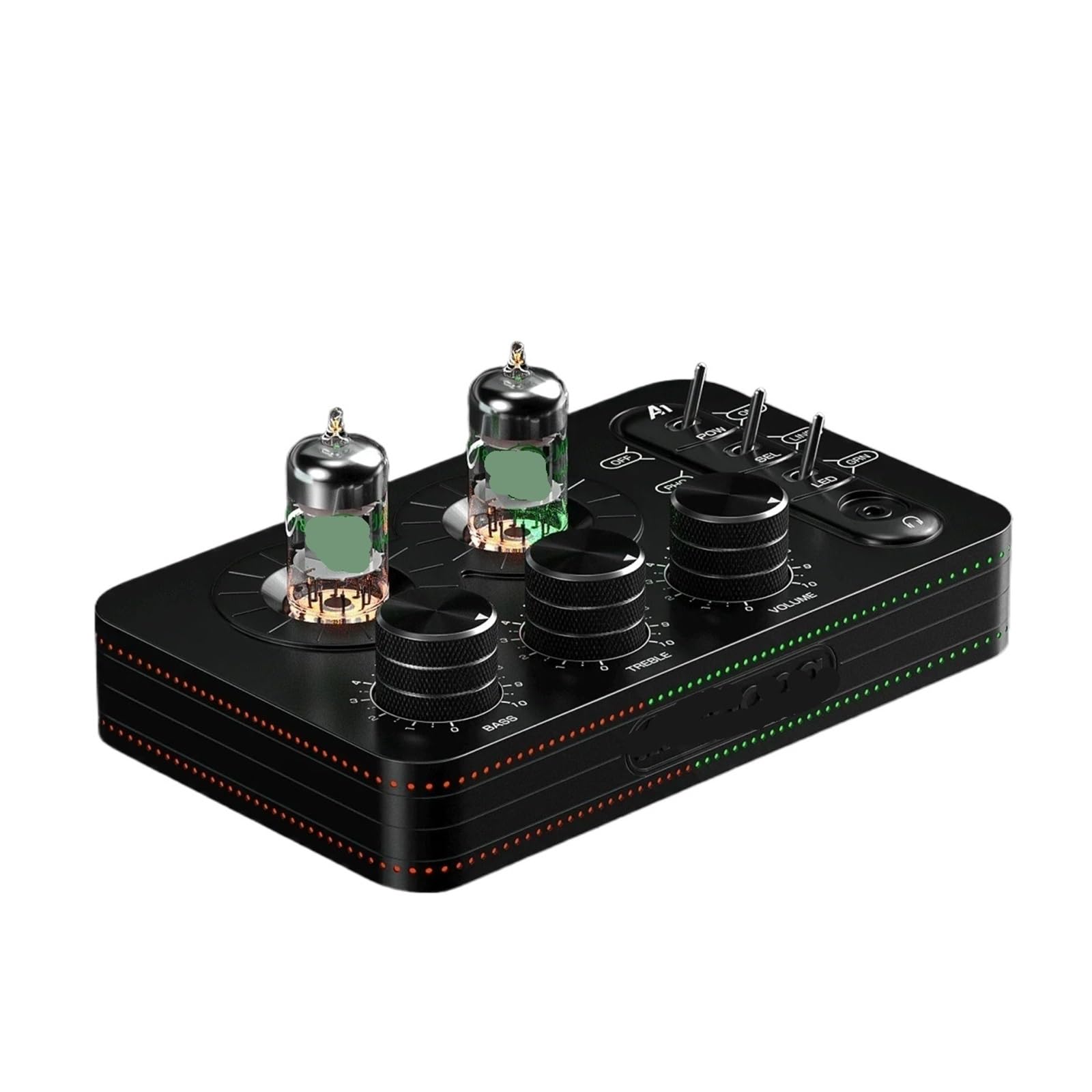 Preamplificatore Phono a valvole A1 HiFi GE5654 for Giradischi, preamplificatore Audio a Stereo, Amplificatore for Cuffie con Controllo di Tono