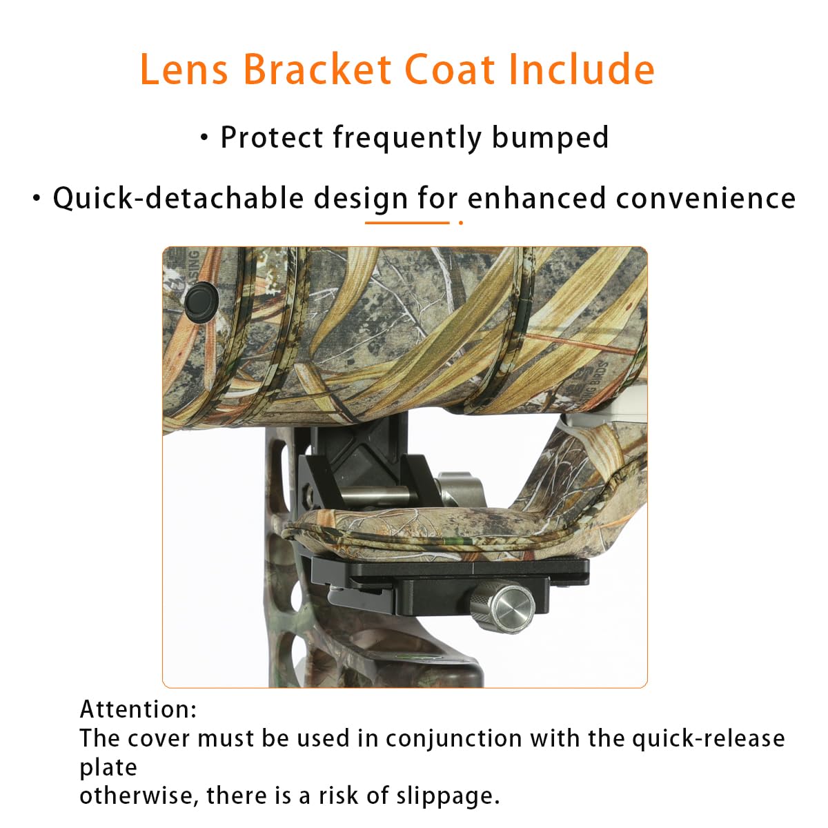CHASING BIRDS Manteau de protection imperméable pour objectif de Nikon Z 400 mm f/2.8 TC VR S (camouflage pin, avec 2.0X TC)