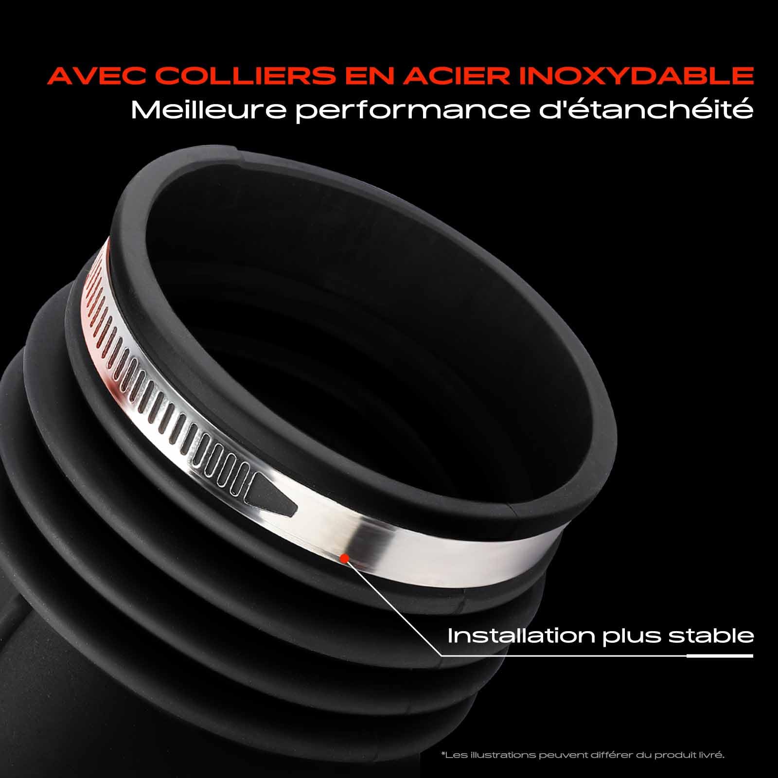 Frankberg Tuyau d'admission d'air 13717627502 | Compatible avec: M.i.n.i R.o.a.d.s.t.e.r R59, M.i.n.i Clubman R55, M.i.n.i R56, M.i.n.i Paceman R61