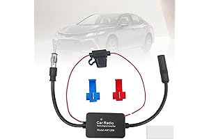 12V Car FM Booster Radio Antenna - Amplify Signal Boost Performance, Reduce...