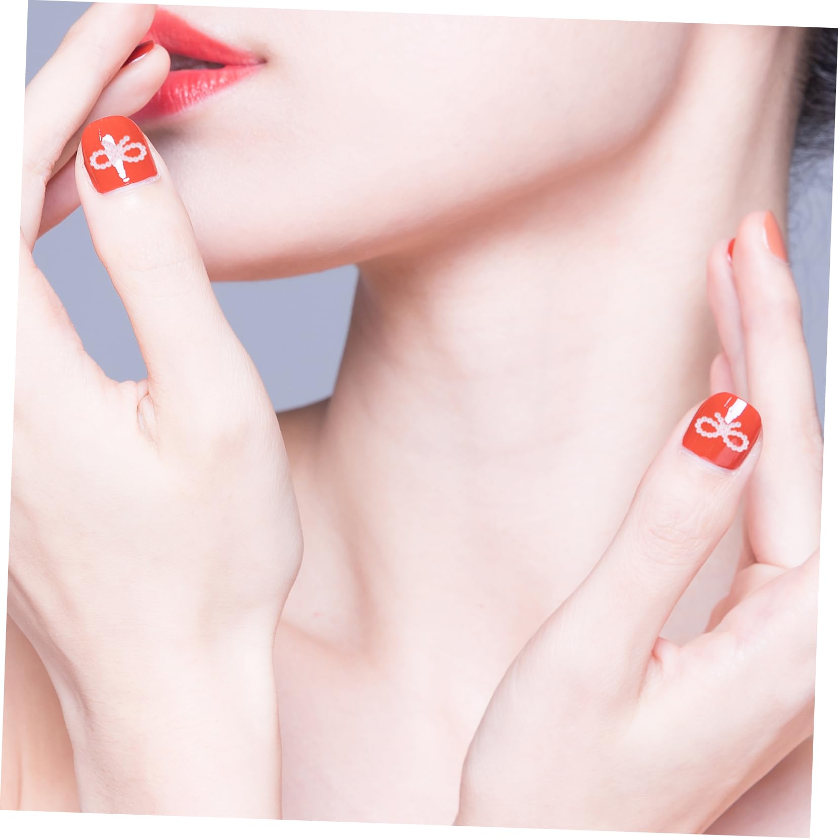 5 pezzi Nail Charms per fiocchi piatti e decorazioni per nail art e manicure Versatili accessori per nail art