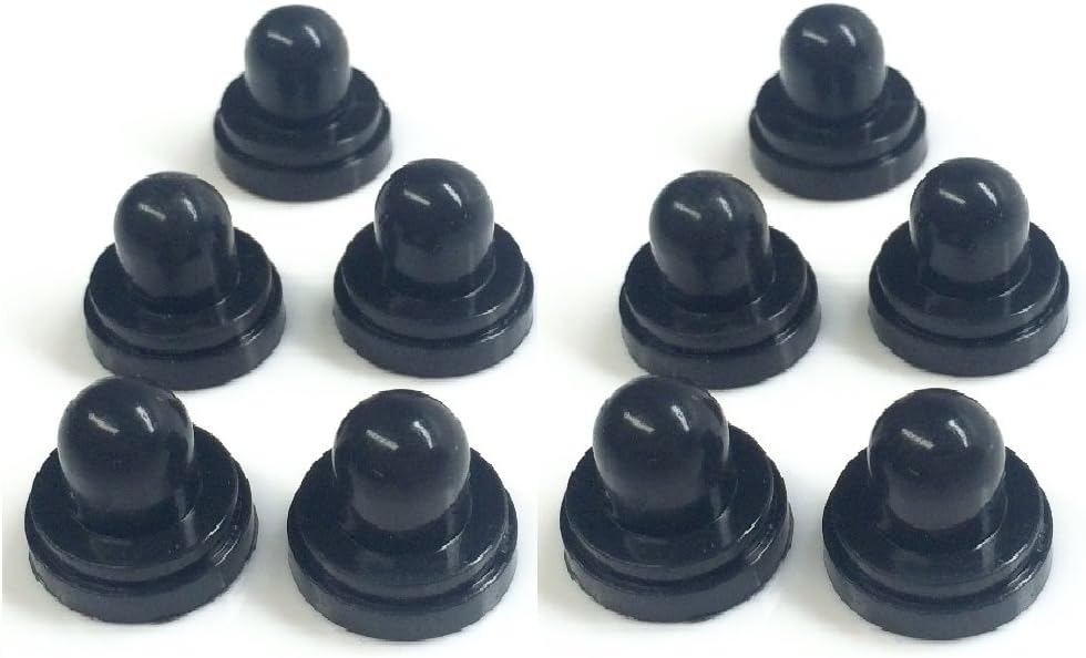 Push Button Breaker Boots Black 10 Pack Marine/Boat