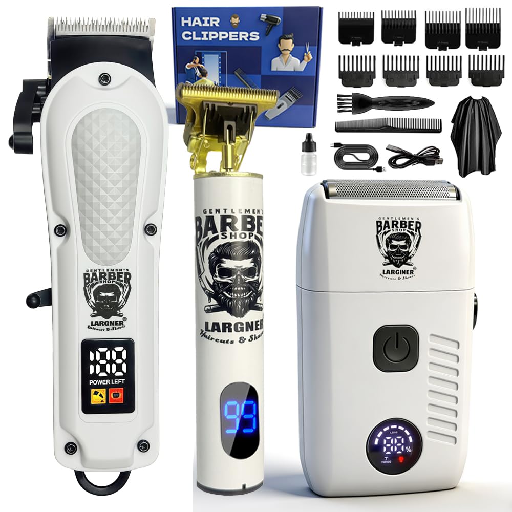 Haarschneidemaschine für Männer, schnurlose professionelle Haarschneidemaschine, elektrischer Haarschneider, wiederaufladbarer Bartschneider, Friseurschneider, elektrischer Rasierer, Geschenke für