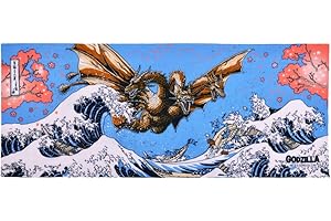 Godzilla King Ghidorah Japanese Beach Towel