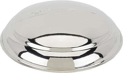 Miniatura 2 de Speedway Motors Tapacubos de acero inoxidable Ford 1947-1948, incluye 4 clips de montaje a presión para una fácil instalación, diámetro de borde de