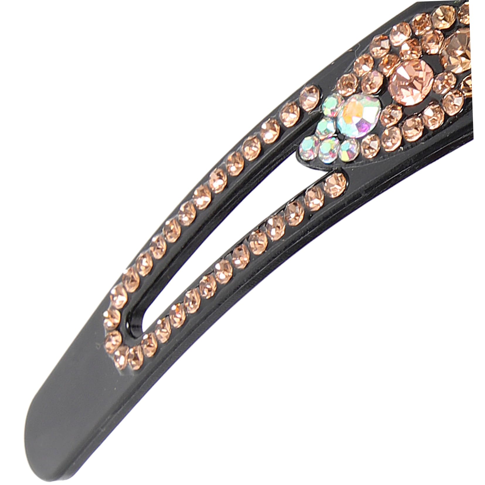 FRCOLOR 12pezzi Cerchietto Con Strass Antiscivolo e Pettine Elegante Accessorio Per Adatto Festività e Cerimonie Colori Variati
